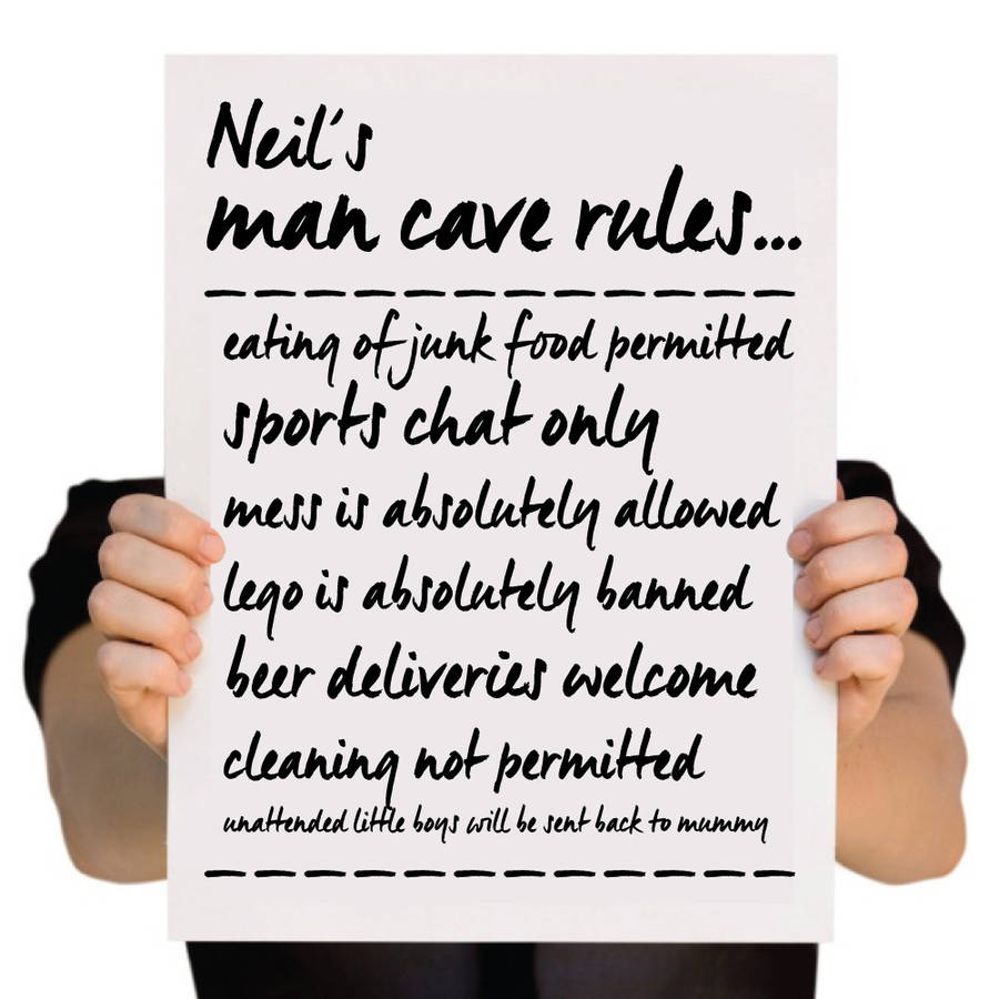 Man Cave Rules