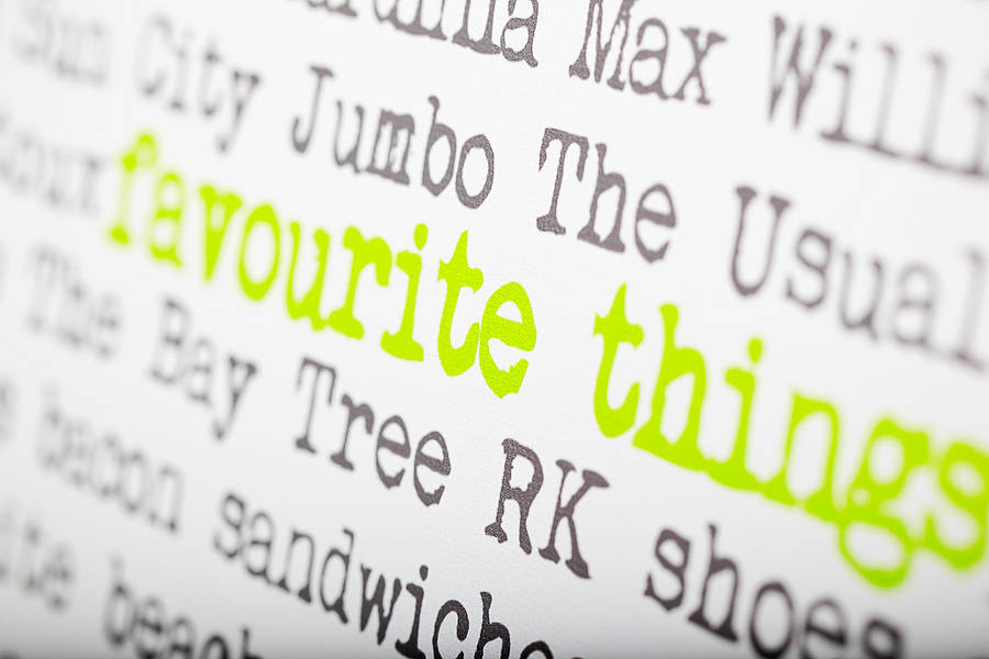 Favourite Things