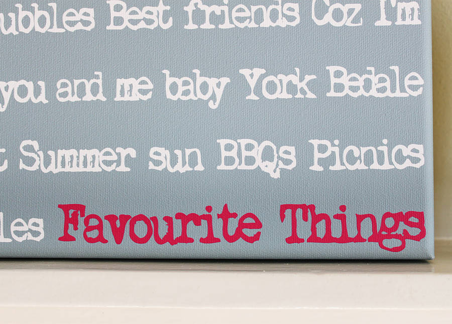 Favourite Things