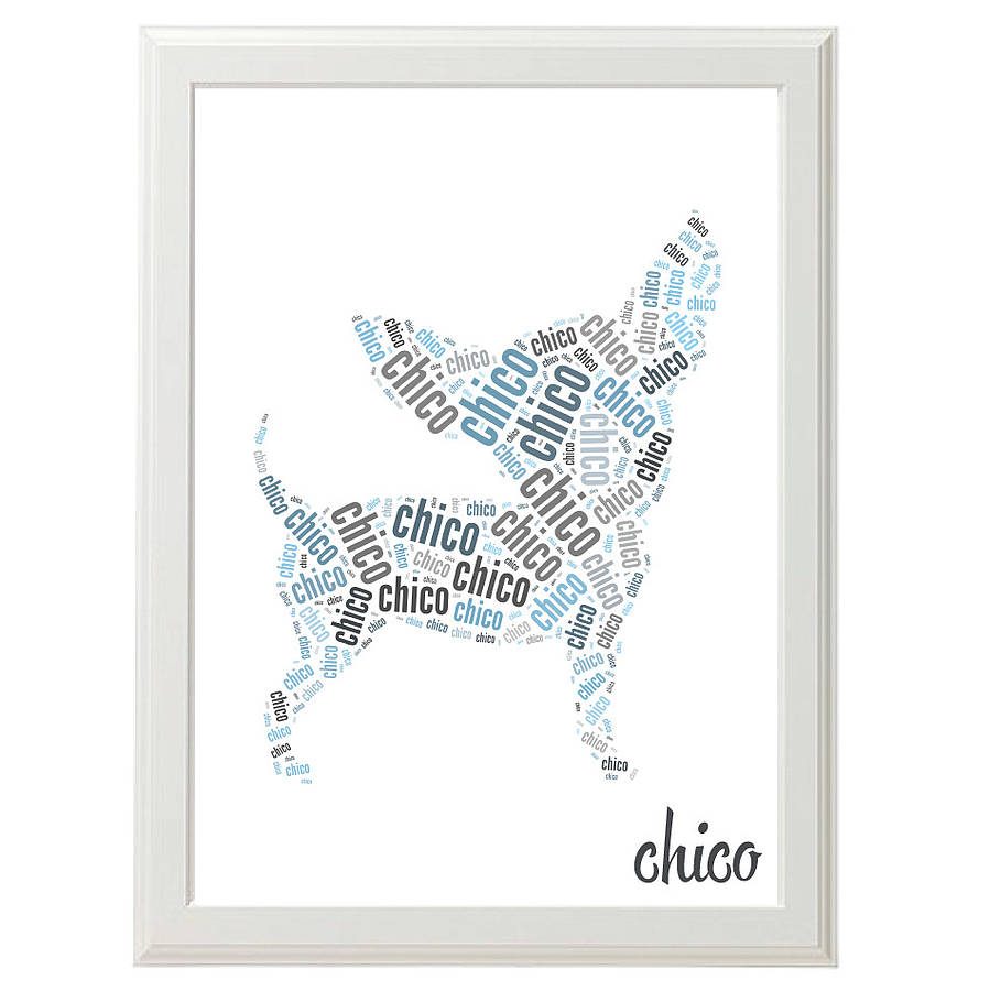 Pet Silhouette Print