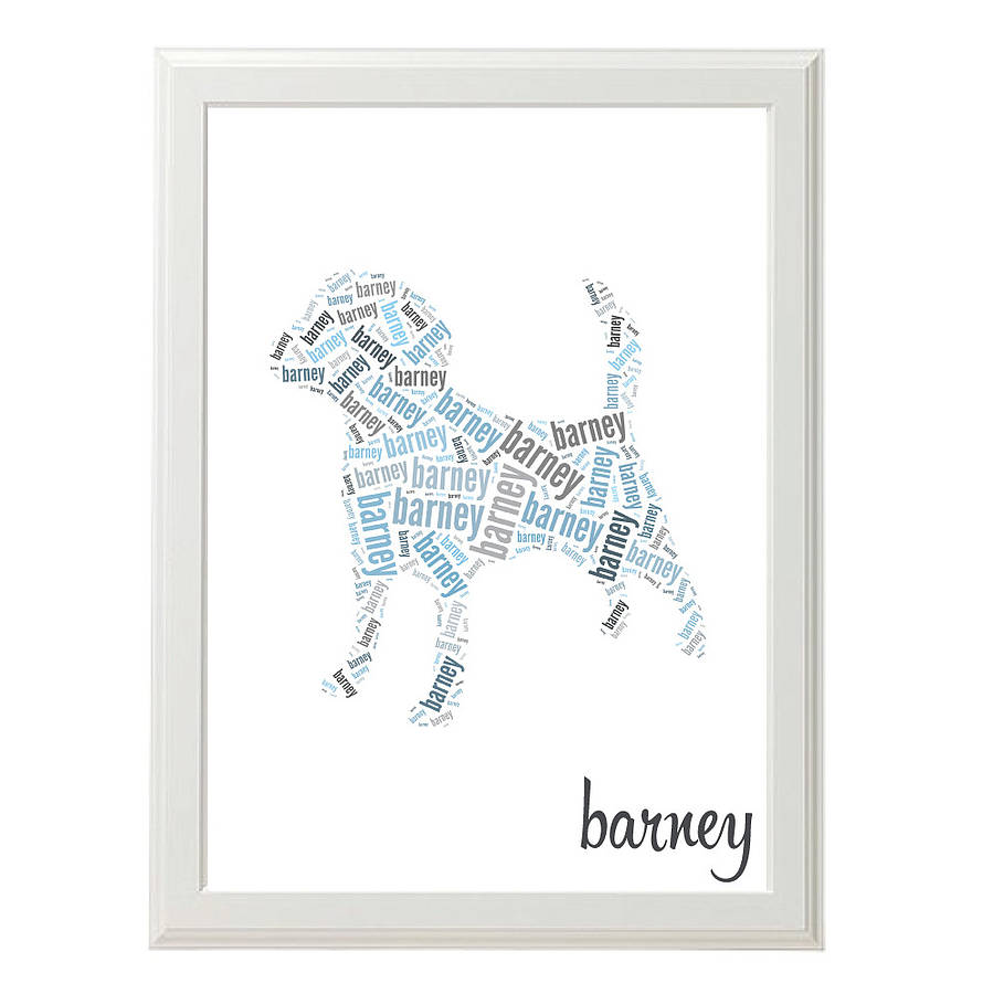Pet Silhouette Print