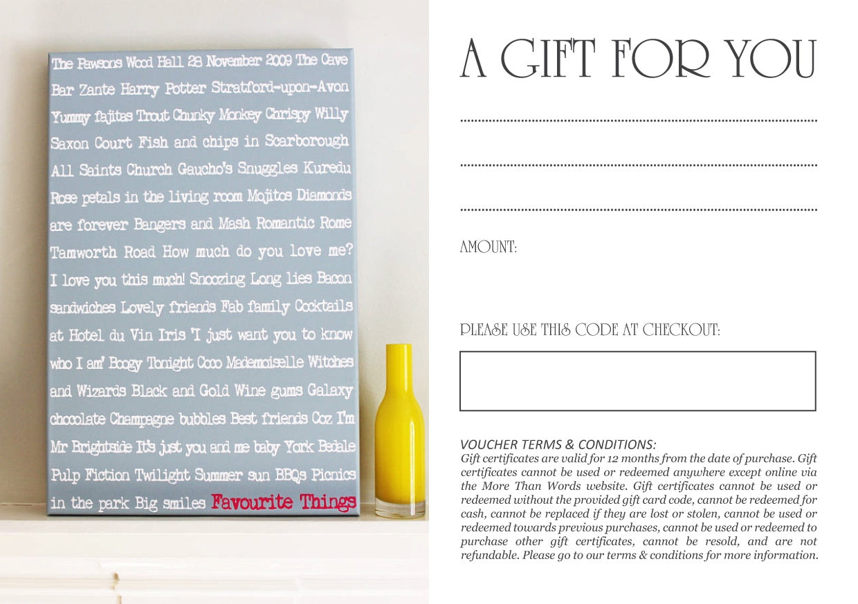Gift Voucher Artwork