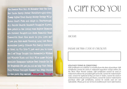 Gift Voucher Artwork