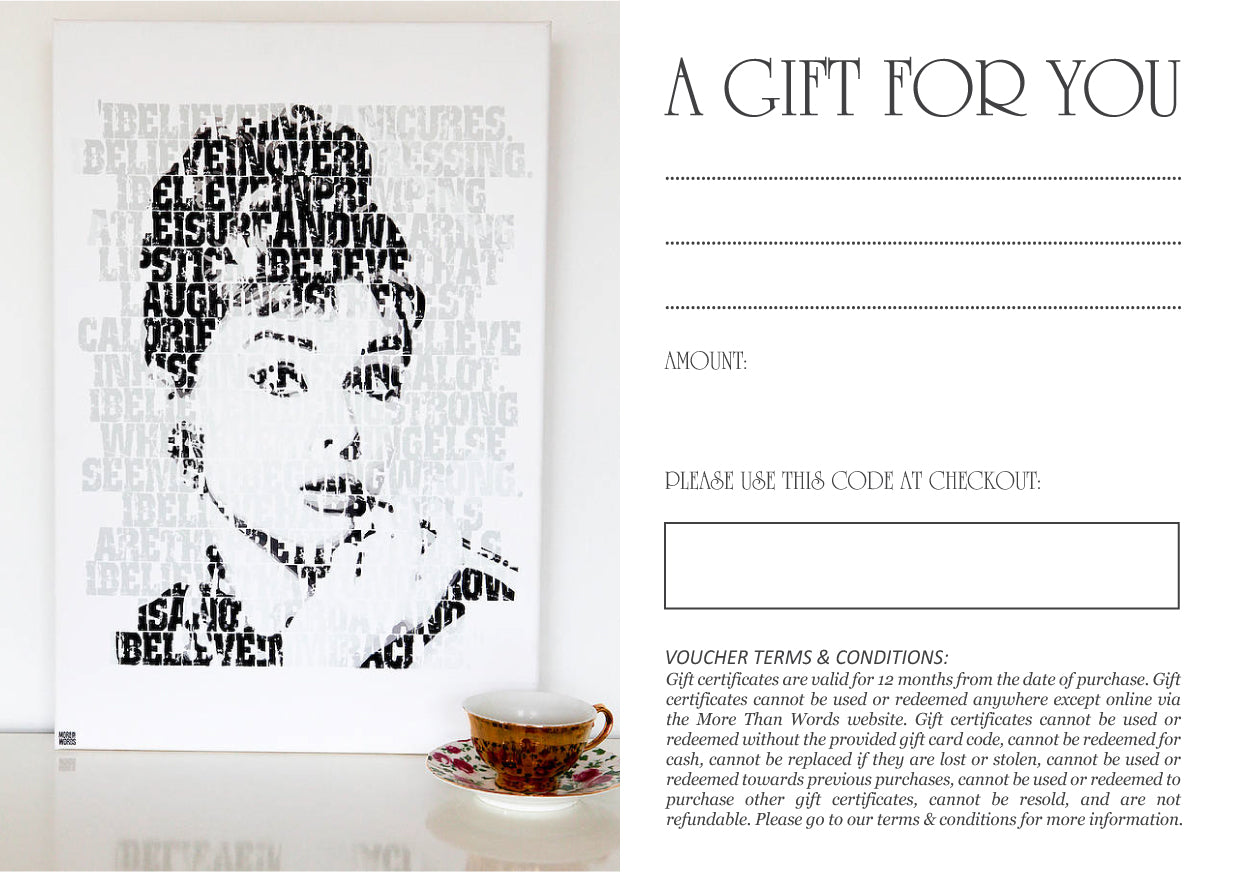 Gift Voucher Artwork