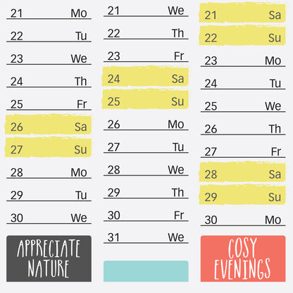 2026 Wall planner - A2