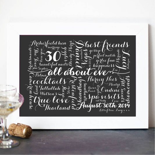 Calligraphy Style Birthday