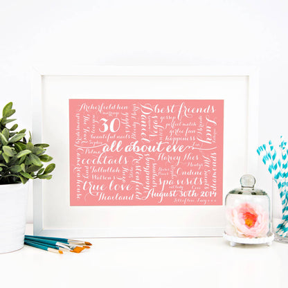 Calligraphy Style Birthday