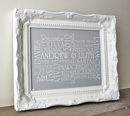 Classic ‘Wedding & Anniversary’