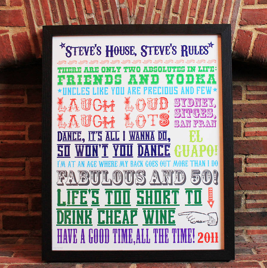 Family House Rules
