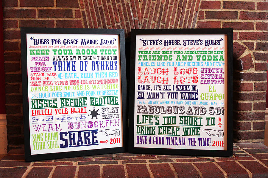 Family House Rules