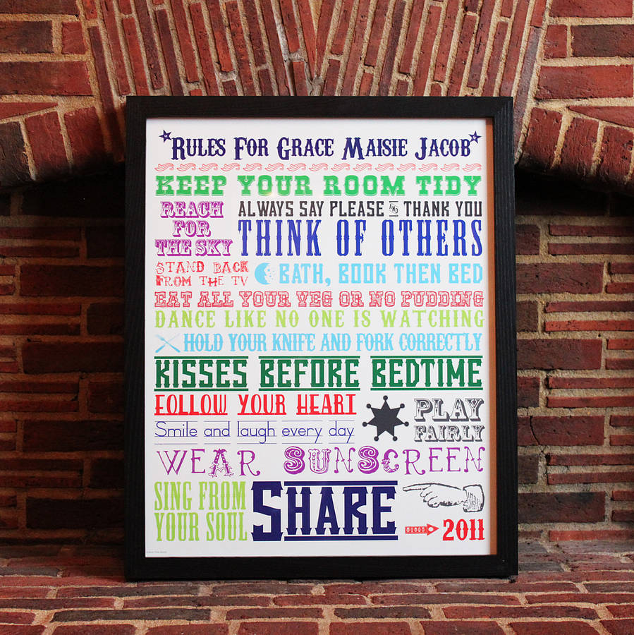 Family House Rules