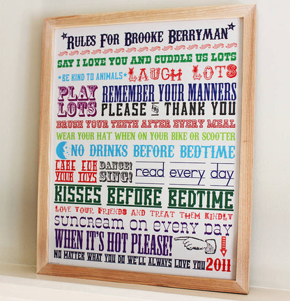 Family House Rules