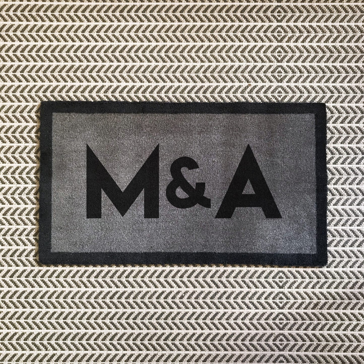 Personalised Monogram Internal Doormat