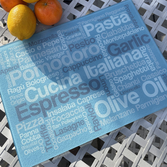 Italian Kitchen Glass Chopping Board
