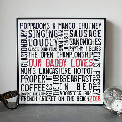 Personalised ‘Loves’