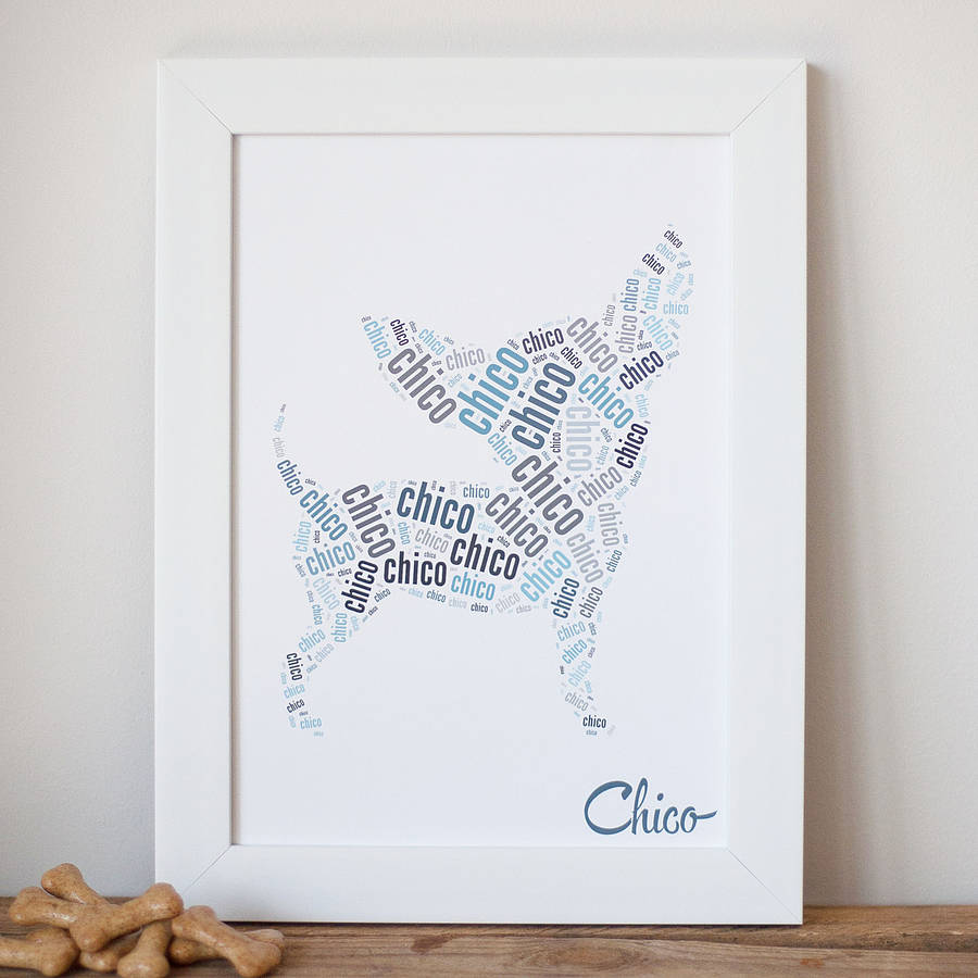 Pet Silhouette Print