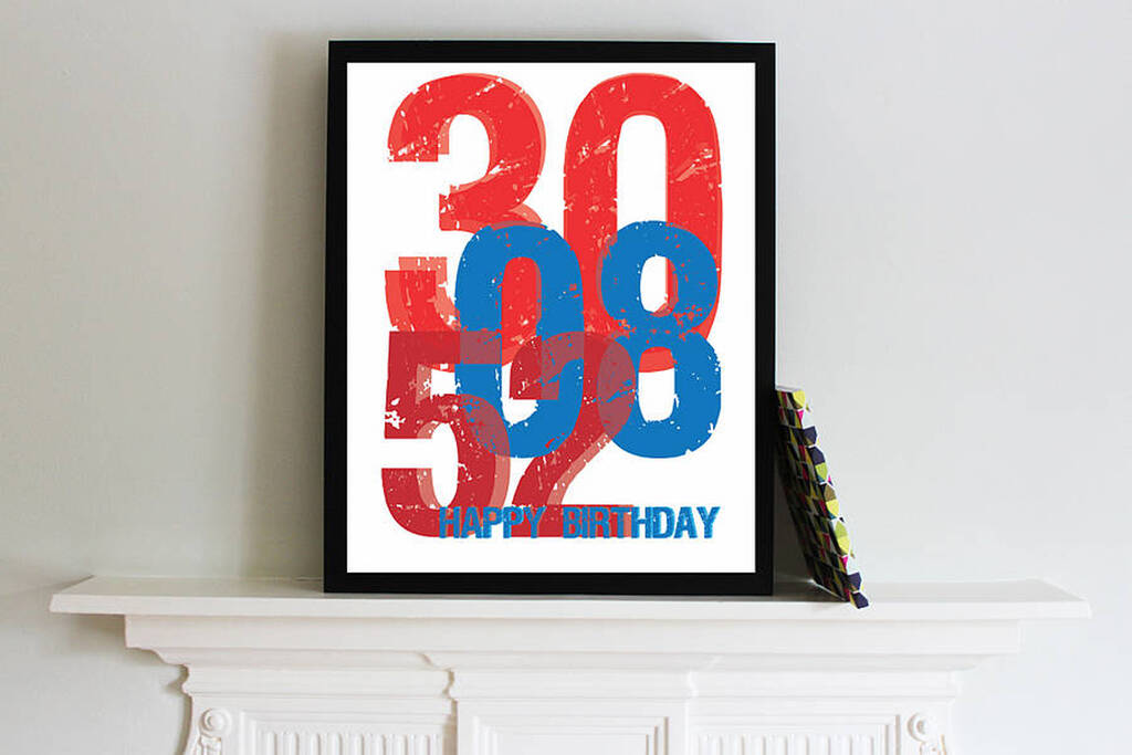 'Personalised Date' Fine Art Print