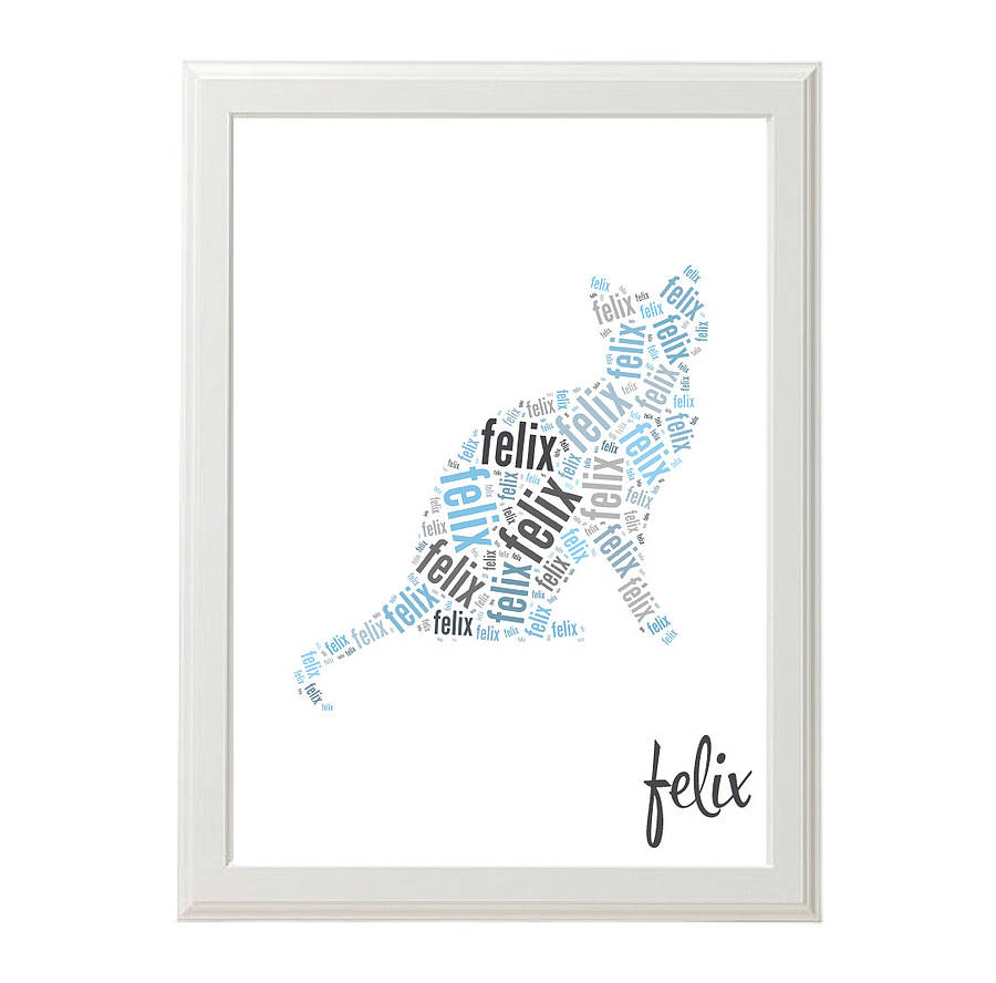 Pet Silhouette Print