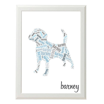 Pet Silhouette Print