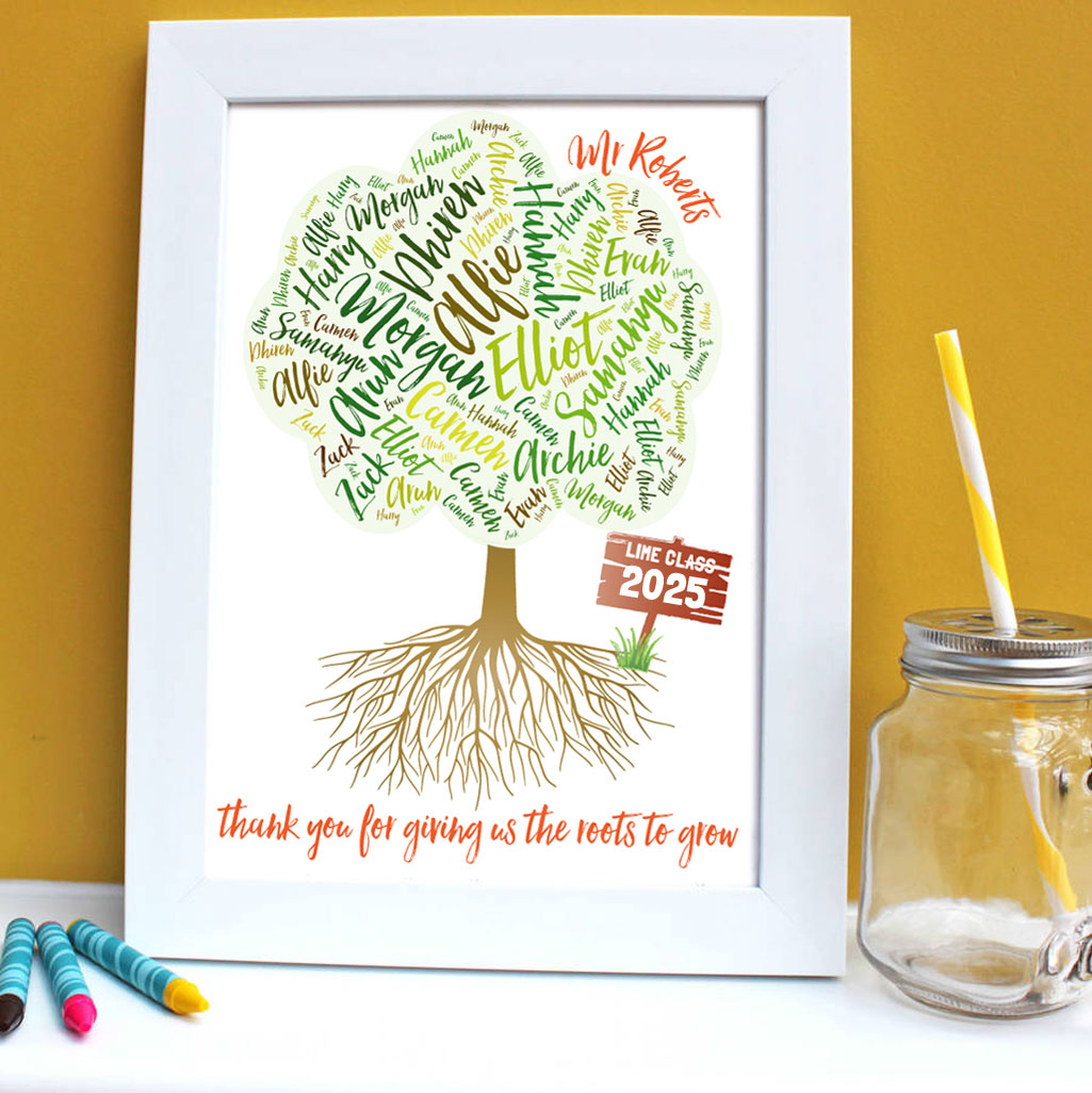 Personalised Class Tree Teacher’s Print