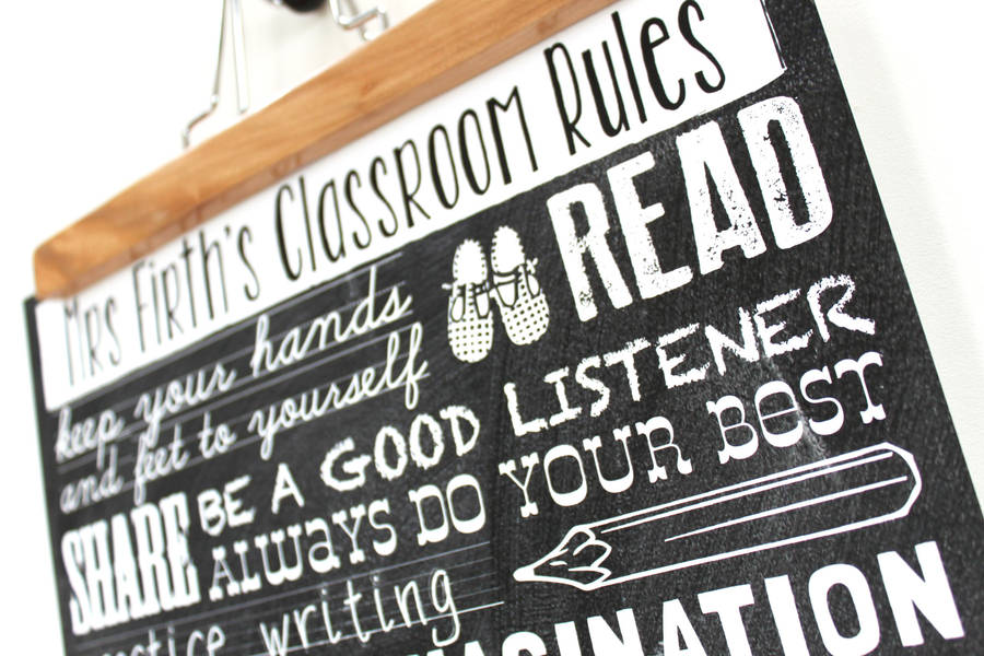 Teacher Classroom Rules