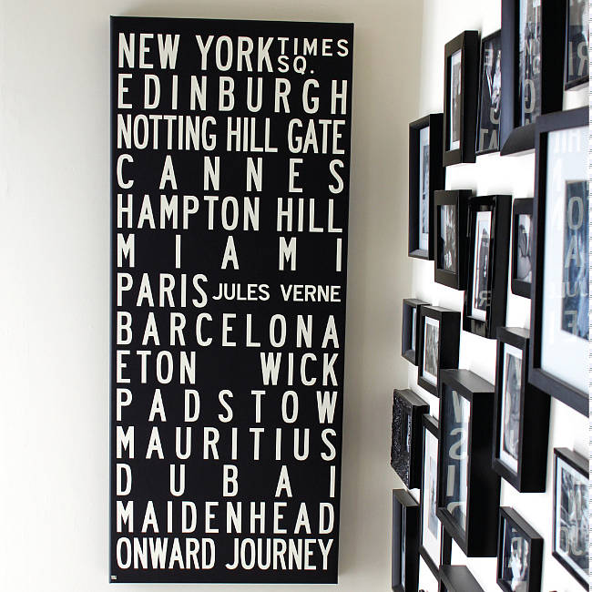 Destinations Bus Blind