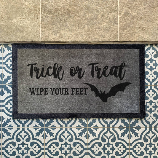 Halloween Bat ‘Trick Or Treat’ Internal Doormat