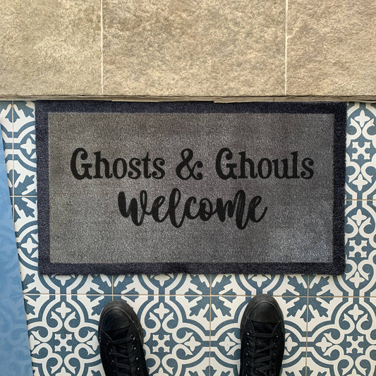 Halloween ‘Ghosts And Ghouls Welcome’ Internal Doormat