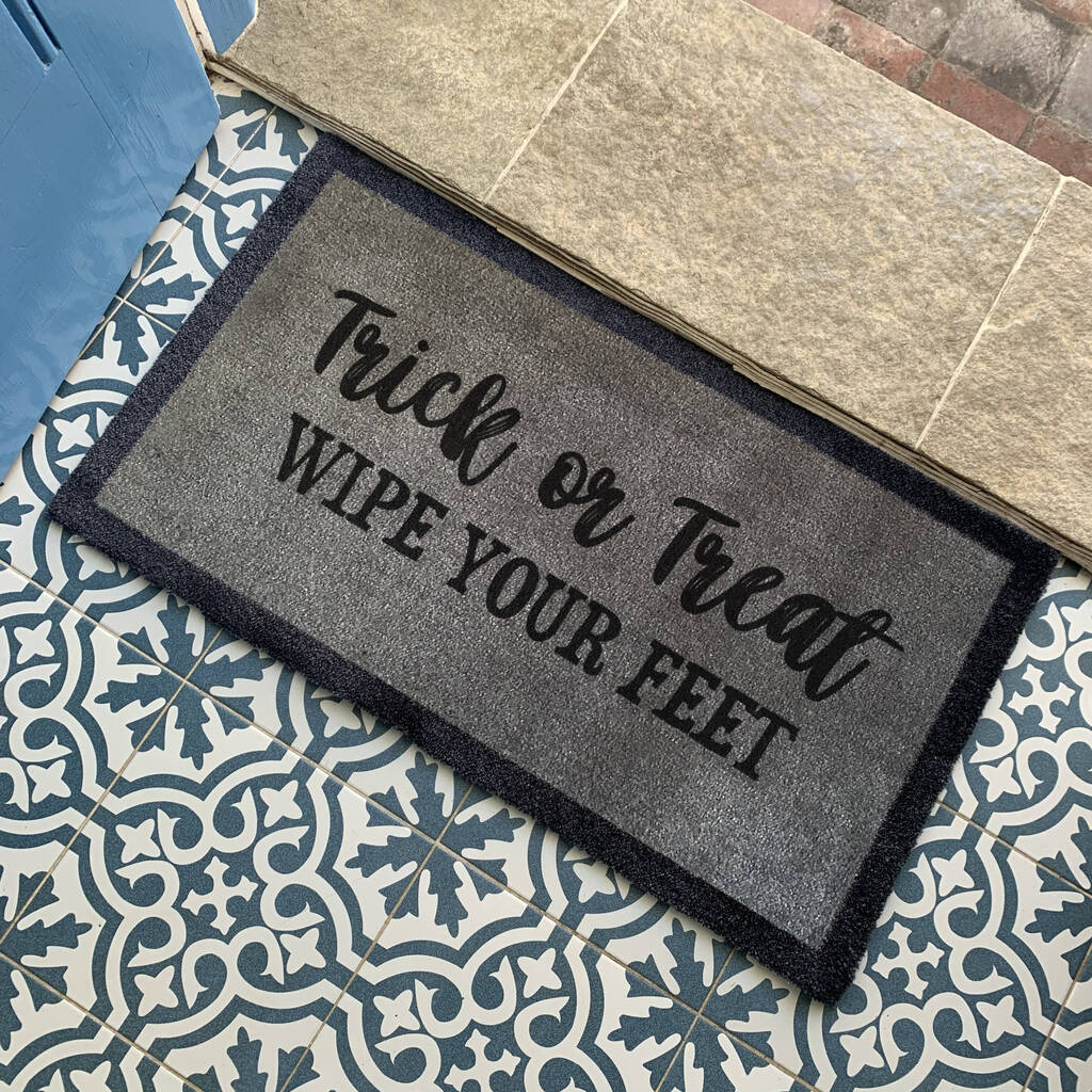 Halloween ‘Trick Or Treat’ Internal Doormat