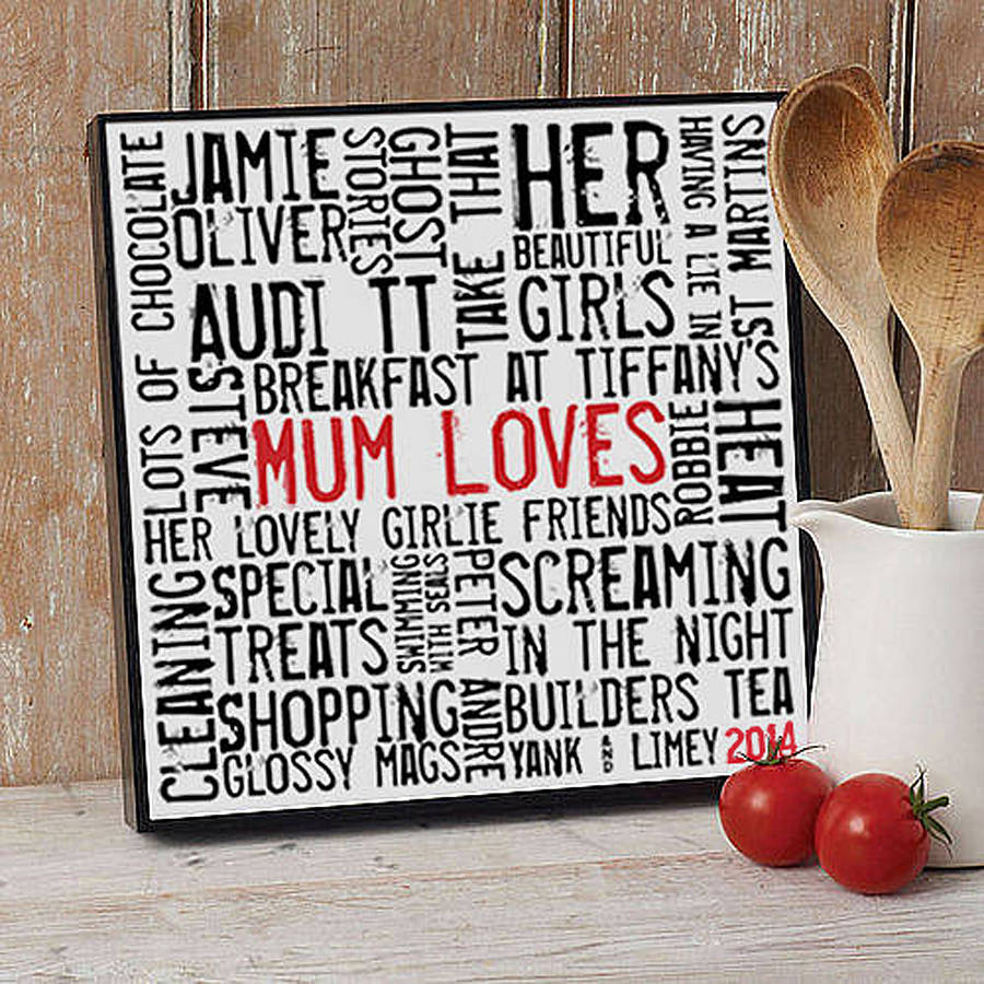 Personalised ‘Loves’