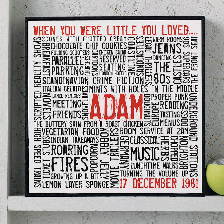 Personalised ‘Loves’