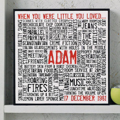 Personalised ‘Loves’