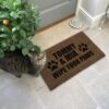 Personalised ‘Wipe Your Paws’ Pet Doormat